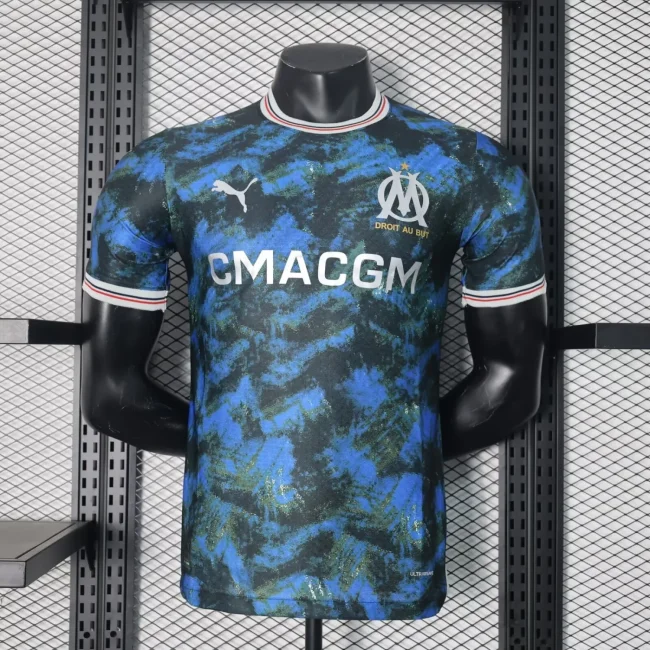marseille 2024-25 away player version(The player version is more slim fit, it is recommended to buy one size larger)