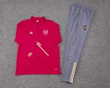 2023-24 Arsenal Gray Half Zipper tracksuits