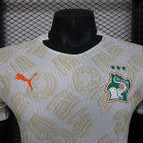 2025 Ivory Coast away player version jersey  (The player version is more slim fit, it is recommended to buy one size larger)