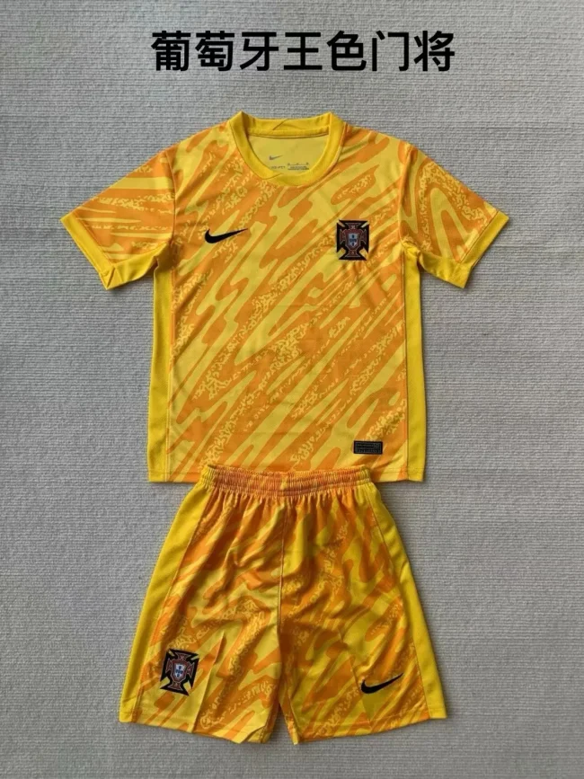2024 Portugal Yellow Goalkeeper Jersey