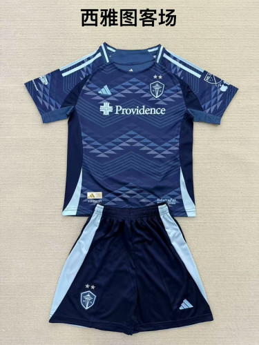 2025-26 Seattle Sounders home kid kit