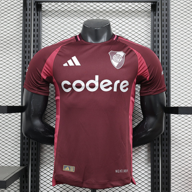 2024-25 River Plate third player version jersey (The player version is more slim fit, it is recommended to buy one size larger)
