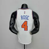 75th Anniversary Ross #4 New York Knicks White NBA Jersey