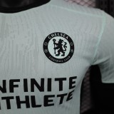 2023-24 Chelsea third green player version jersey(The player version is more slim fit, it is recommended to buy one size larger)