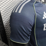 2025-26 Real Madrid   away blue player version jersey