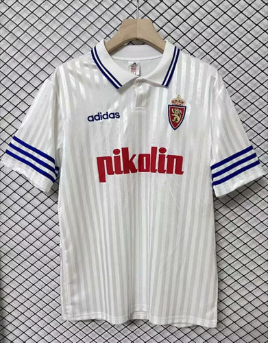 1995-96 Real Zaragoza   home retro jersey
