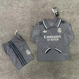 2024-25 Real Madrid  Third away long sleeve kid kit
