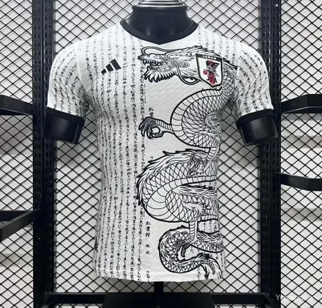 Player Version 2024 Japan White Dragon Concept Jersey (The player version is more slim fit, it is recommended to buy one size larger)