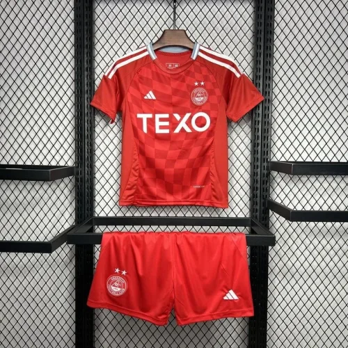 2024-25 Aberdeen F.C home kids kit