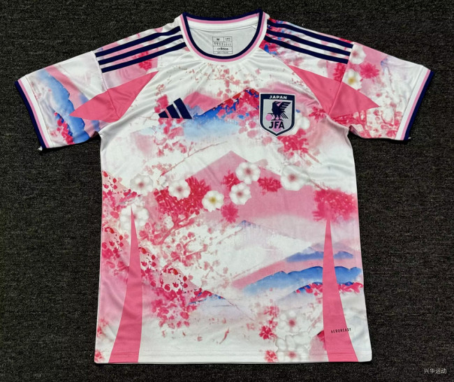 2024-25 Japan white and pink special jersey
