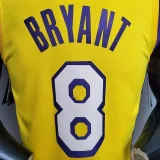Bryant #8 Lakers V-neck City Edition yellow