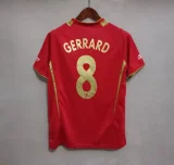 Liverpool 2005-06 home soccer jerseys