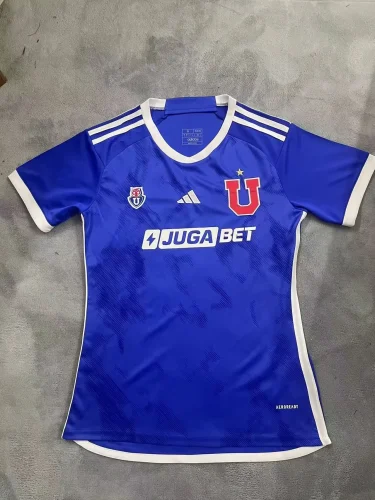 2024-25 University of Chile away white woman soccer jersey