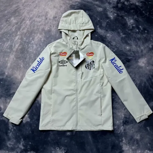 2025-26 Santos white windbreaker