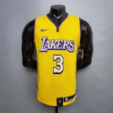 DAVIS #3 Lakers V-neck City Edition yellow