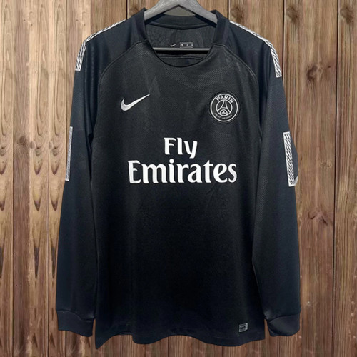 2017-18 Paris Saint Germain  third away retro long sleeve jersey