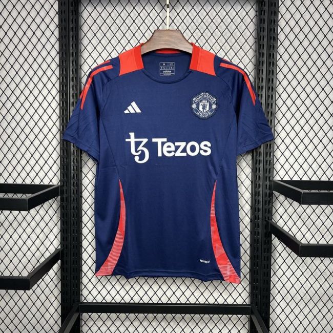 2024-25 Manchester United Dark blue Pre-match training Jersey