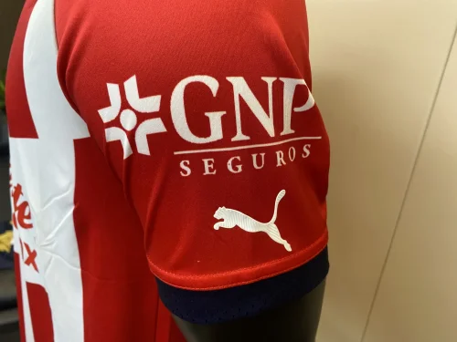 Chivas Guadalajara 2023-24 home Soccer jersey   (The player version is more slim fit, it is recommended to buy one size larger)