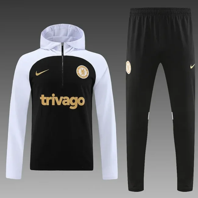 Chelsea 2023-24 long sleeve hooded sweatshirt training clothes