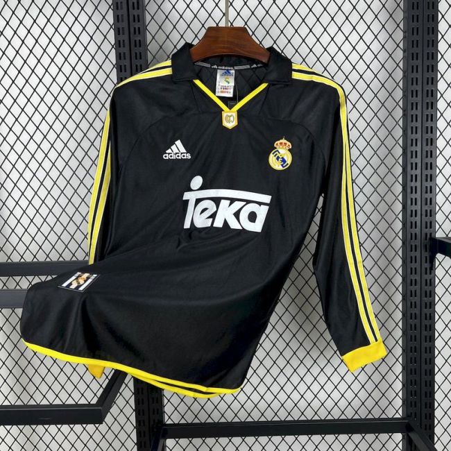 1998-99 Real Madrid Away Retro long sleeve Jersey