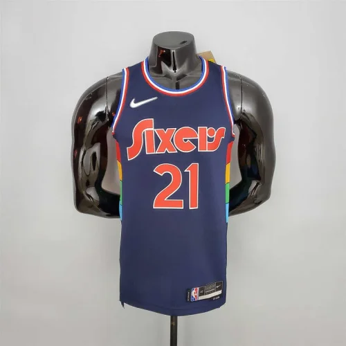 2022 Embiid #21 76ers Royal Blue