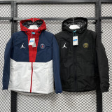 2024-25 Paris Saint Germain   Black Cotton Jacket