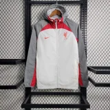 2023-24 Liverpool white and gray windbreake