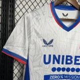 rangers 2024-25 away white soccer jersey