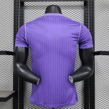 2025-26 Real Madrid   Purple special player version jrsey   (The player version is more slim fit, it is recommended to buy one size larger)