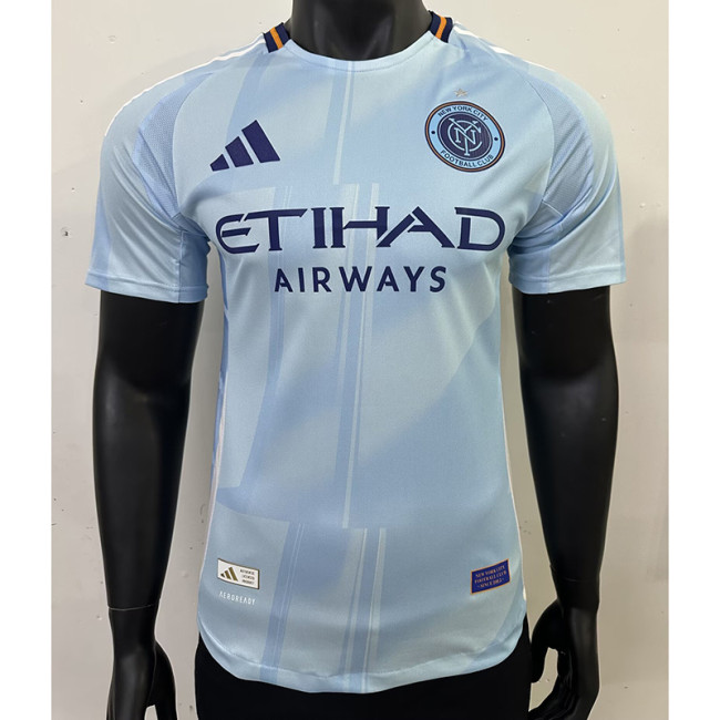 2025-26 New York City home player version jersey (The player version is more slim fit, it is recommended to buy one size larger)