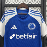 2025-26 Cruzeiro home soccer jersey