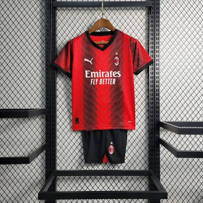 AC Milan 2023-24 kids soccer jerseys