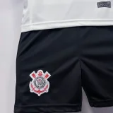2024-25 Corinthians home white kids kit