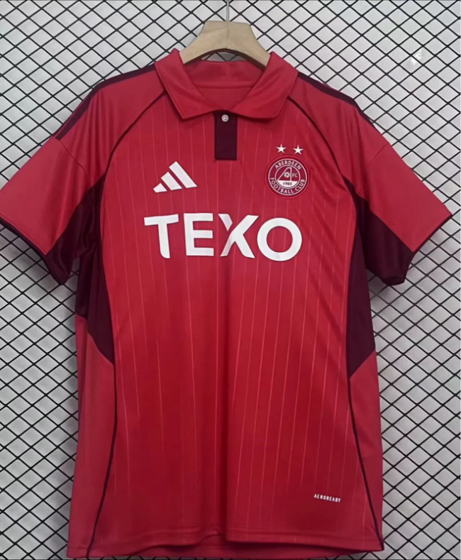 2025-26 Aberdeen home soccer jersey