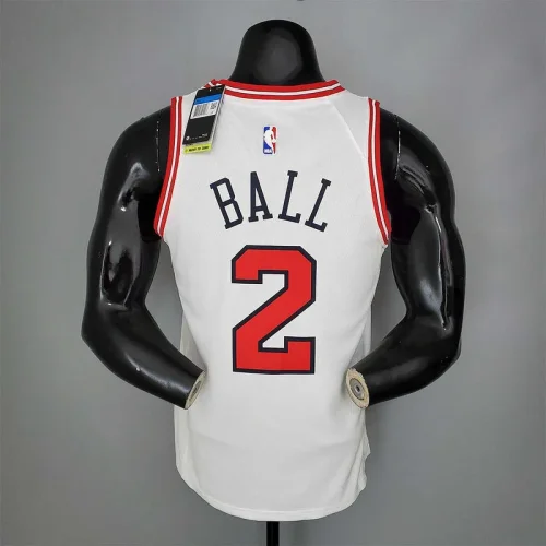 BALL#2 Chicago Bulls white