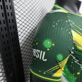 2024-25 Brazil yellow and green special player version jersey(The player version is more slim fit, it is recommended to buy one size larger)