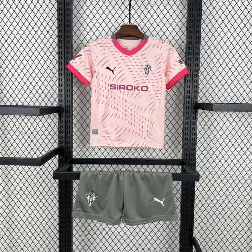 2024-25 Sporting de Gijon Third Away Kids Kit