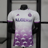 2025-26 Algeria special version white purple soccer jersey size