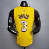 DAVIS #3 Lakers V-neck City Edition yellow