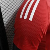 2024-25 Manchester United  red player version(The player version is more slim fit, it is recommended to buy one size larger)