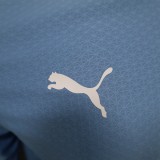 2024-25 Manchester City home long sleeve player version jersey(The player version is more slim fit, it is recommended to buy one size larger)