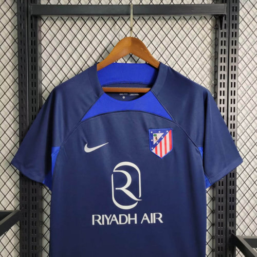 2023-24 Atletico Madrid blue training jersey