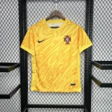 2024 Portugal Euro Yellow Goalkeeper uniform Jersey