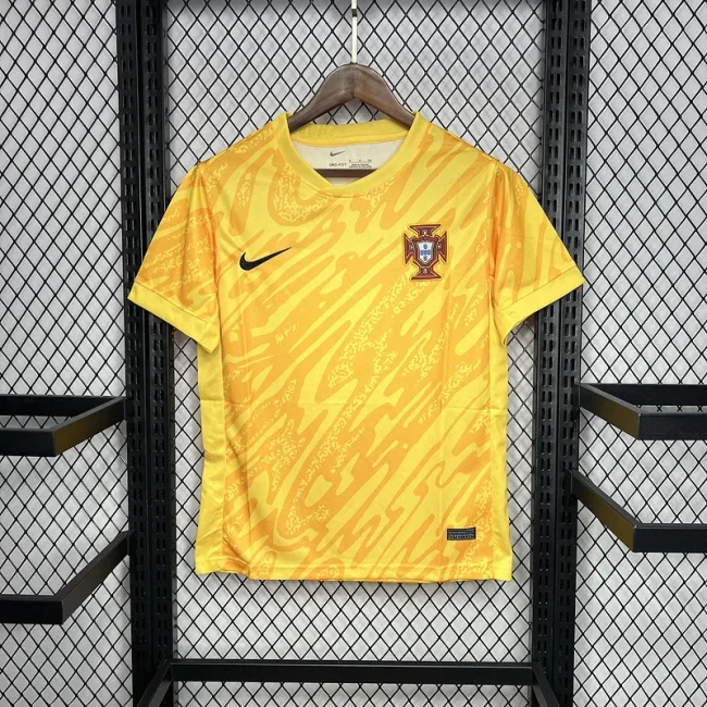 2024 Portugal Euro Yellow Goalkeeper uniform Jersey