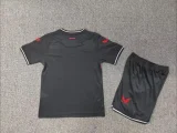 2023-24 leverkusen home black kids kit