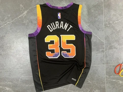 Season 2023 SUNS Black announcement edition # 35 Durant NBA Jersey