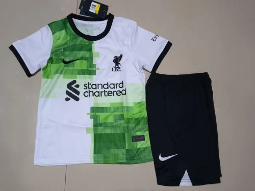 2023-24 Liverpool away kids jersey
