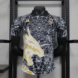 2024-25 Real Madrid black dragon special player version jersey(The player version is more slim fit, it is recommended to buy one size larger)