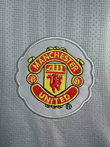 2007-08 .Manchester Unitedgray goalkeeper retro jersey