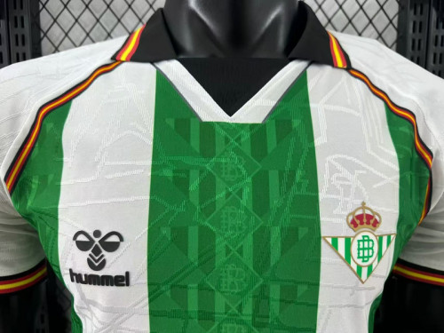 2025-26 Betis  home player version jersey   (The player version is more slim fit, it is recommended to buy one size larger)